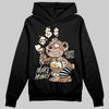 Jordan 4 Retro Cozy Girl DopeSkill Hoodie Sweatshirt Make Money Graphic Streetwear - Black