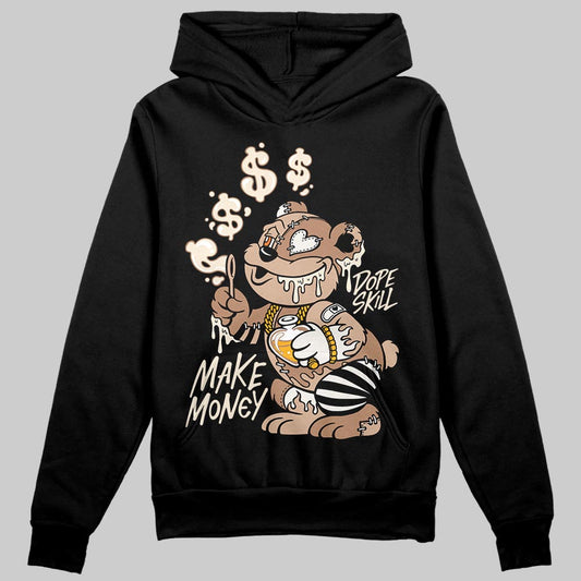 Jordan 4 Retro Cozy Girl DopeSkill Hoodie Sweatshirt Make Money Graphic Streetwear - Black
