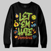 Neon Green Sneakers DopeSkill Sweatshirt Let 'em Hate Graphic Streetwear - Black