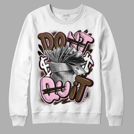 Jordan 11 Retro Neapolitan DopeSkill Sweatshirt Don't Quit Graphic Streetwear