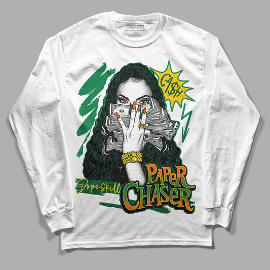 Green Sneakers DopeSkill Long Sleeve T-Shirt NPC Graphic Streetwear - White