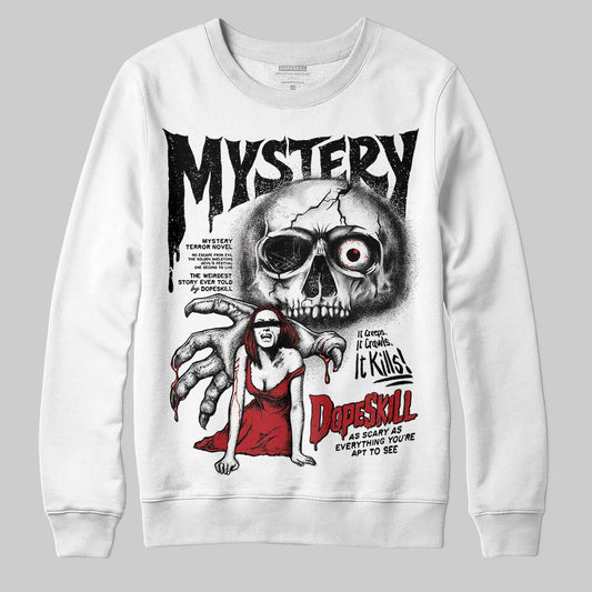 Nigel Sylvester x Jordan 1 Low OG “Nitro” DopeSkill Sweatshirt Mystery Ghostly Grasp Graphic Streetwear - White