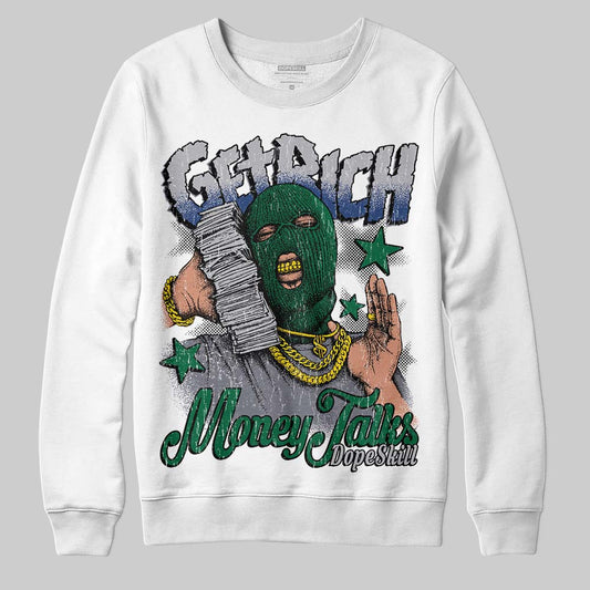 Asics GT-2160 ‘Shamrock Green’ DopeSkill Sweatshirt Get Rich Graphic Streetwear - White