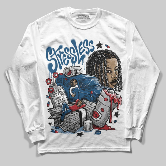 Jordan 12 Retro French Blue (2025) DopeSkill Long Sleeve T-Shirt Stressless Graphic Streetwear