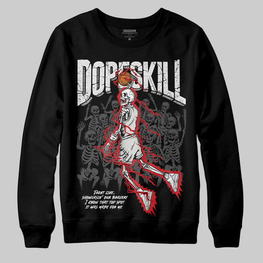 Jordan 3 Retro Pure Money DopeSkill Sweatshirt Thunder Dunk Graphic Streetwear - black