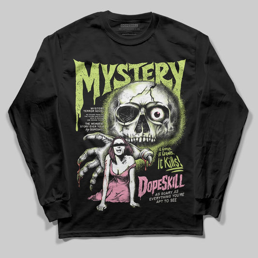 Chase B x Travis Scott x Jordan Jumpman Jack DopeSkill Long Sleeve T-Shirt Mystery Ghostly Grasp Graphic Streetwear - black