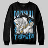 Jordan 1 High OG “UNC” Reimagined DopeSkill Sweatshirt Sorry I've Been Trappin Graphic Streetwear - Black