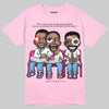 Pink Sneakers DopeSkill T-Shirt First Sunday Graphic Streetwear - Light Pink