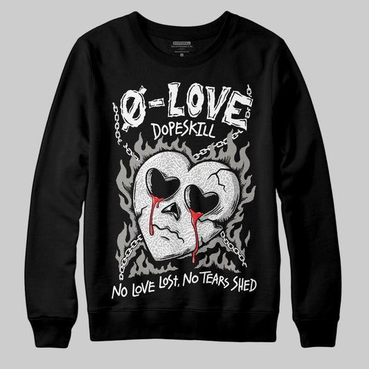 Jordan 3 Retro Pure Money DopeSkill Sweatshirt Crying Heart Graphic Streetwear - Black