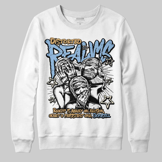 Nike Air Diamond Turf Must Be the Money DopeSkill Sweatshirt Distorted Realms Graphic Streetwear - White