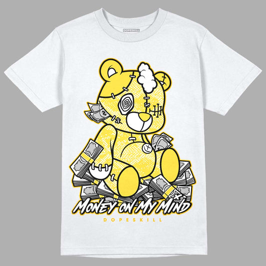 Jordan 11 Low 'Yellow Snakeskin' DopeSkill T-Shirt MOMM Bear Graphic Streetwear - White