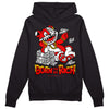 Jordan 12 “Cherry” DopeSkill Hoodie Sweatshirt Born To Be Rich Graphic Streetwear - Black