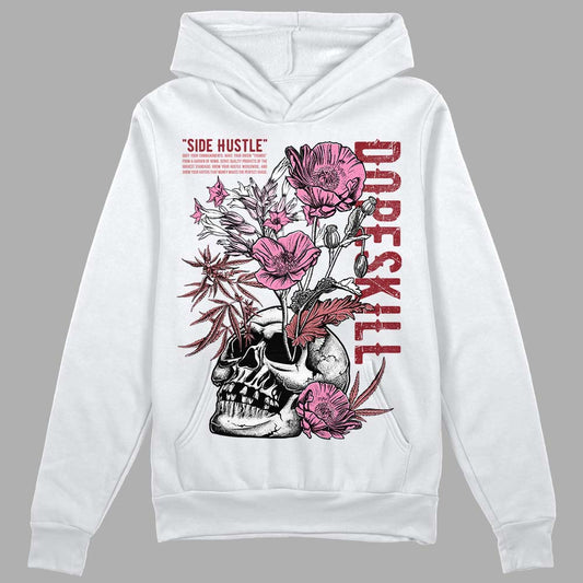 Valentine's Day Collection DopeSkill Hoodie Sweatshirt Side Hustle Graphic Streetwear - White
