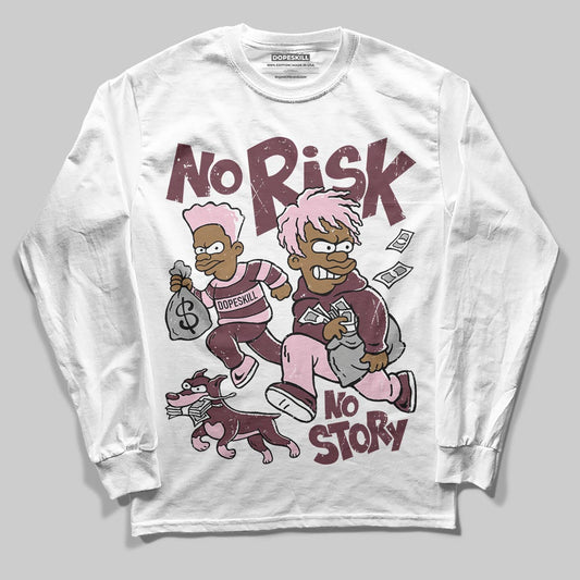 Asics Gel-Cumulus 16 "Port Royal" DopeSkill Long Sleeve T-Shirt No Risk No StoryGraphic Streetwear - White