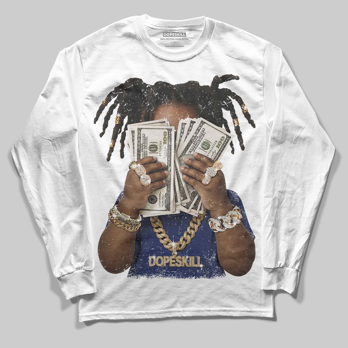 Jordan 11 “Rare Air” DopeSkill Long Sleeve T-Shirt Rich Youth Graphic Streetwear