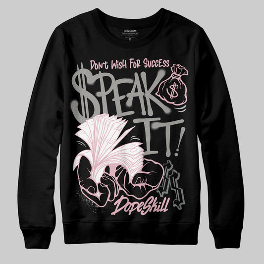 Air Max 95 OG “Pink Foam” DopeSkill Sweatshirt Speak It Graphic Streetwear - Black