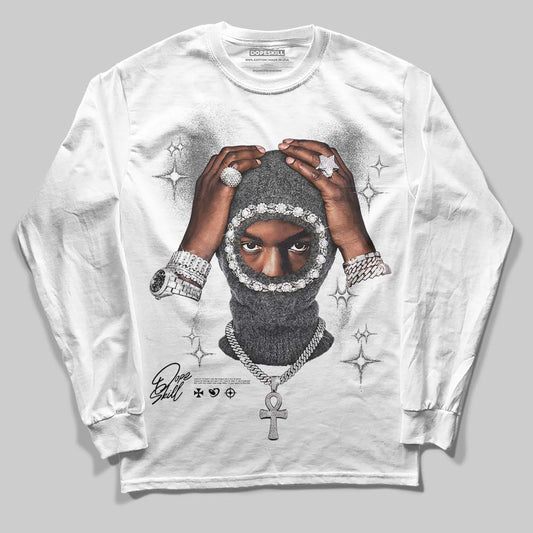 Key of Life Graphic DopeSkill Long Sleeve T-Shirt Streetwear - White