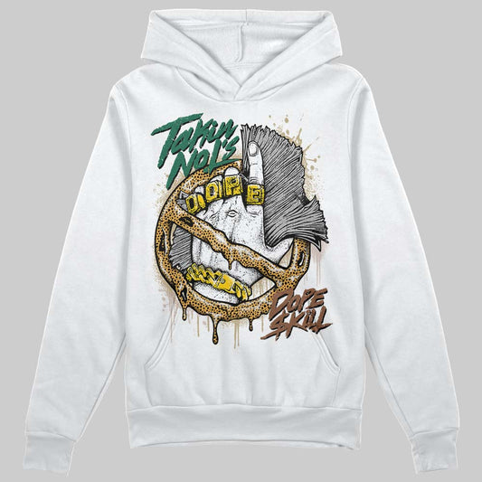 Dunk Low SB Safari DopeSkill Hoodie Sweatshirt Takin No L's Graphic Streetwear - White