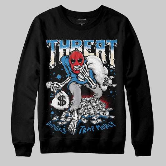 Jordan 3 Retro OG Rare Air DopeSkill Sweatshirt Threat Graphic Streetwear - Black