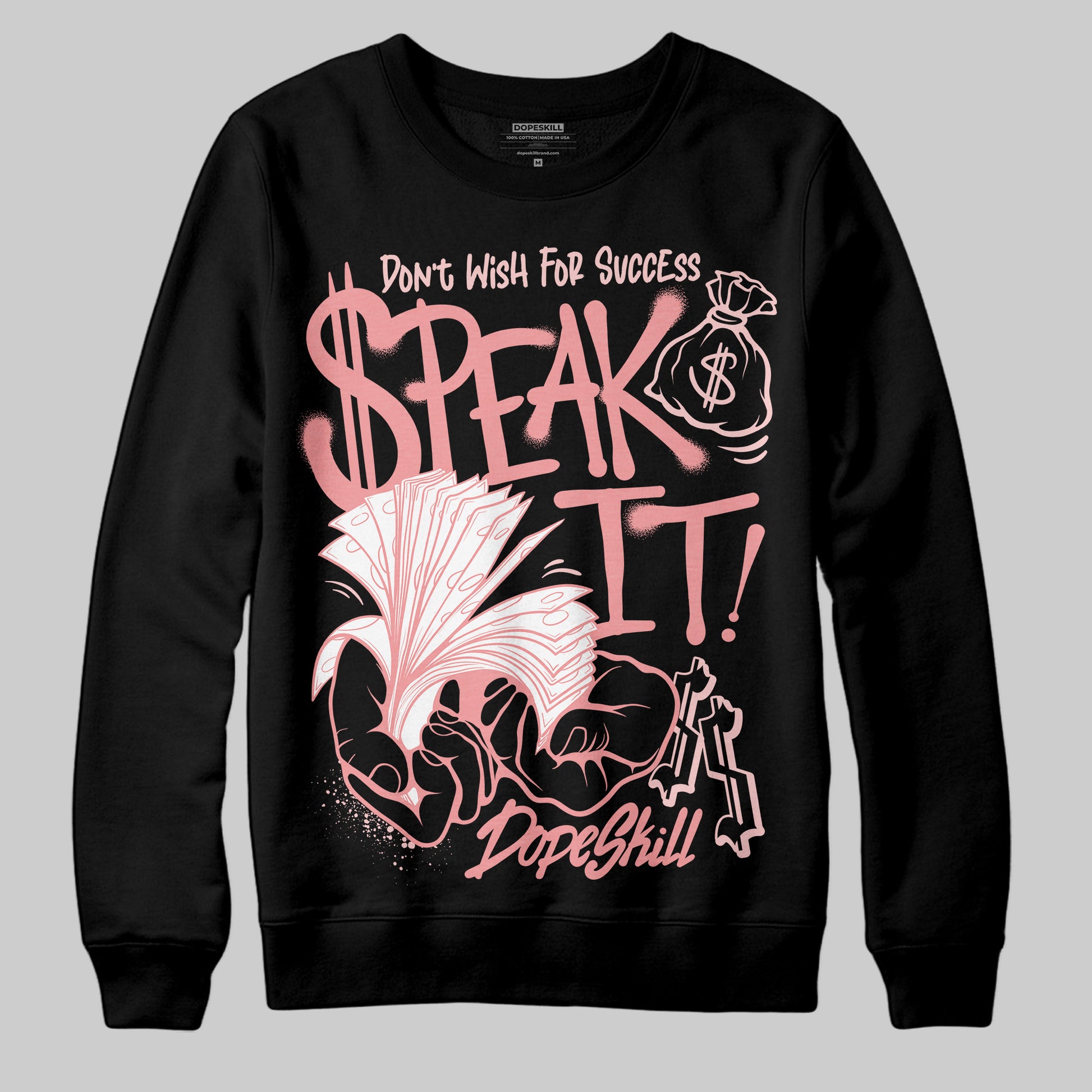 Jordan 3 Retro Valentine's Day Treat Yourself (2025) DopeSkill Sweatshirt Speak It Graphic Streetwear - Black