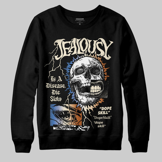 Jordan 17 Retro Low SP Infinite Archives DopeSkill Sweatshirt Jealousy Graphic Streetwear - Black