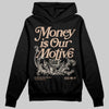 Jordan 4 Retro Cozy Girl DopeSkill Hoodie Sweatshirt Money Is Our Motive Typo Graphic Streetwear - black