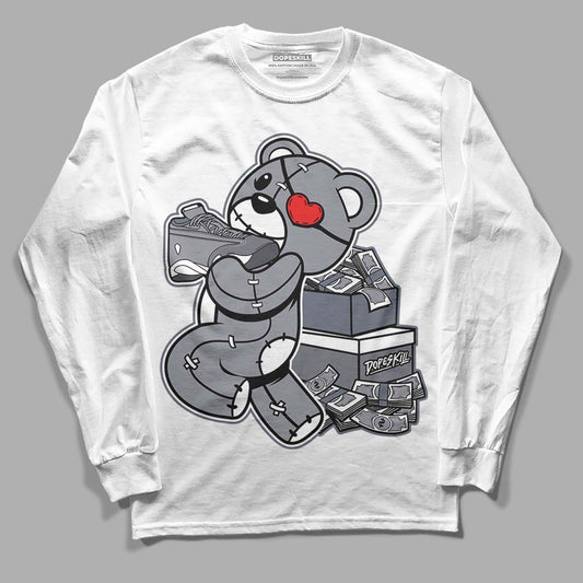 Jordan 14 Retro 'Stealth' DopeSkill Long Sleeve T-Shirt Bear Steals Sneaker Graphic Streetwear - White