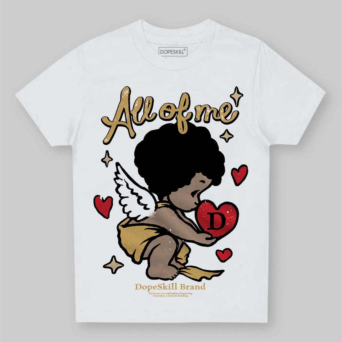 Jordan 4 Retro “Pizza” DopeSkill Toddler Kids T-shirt All Of Me Graphic Streetwear - White