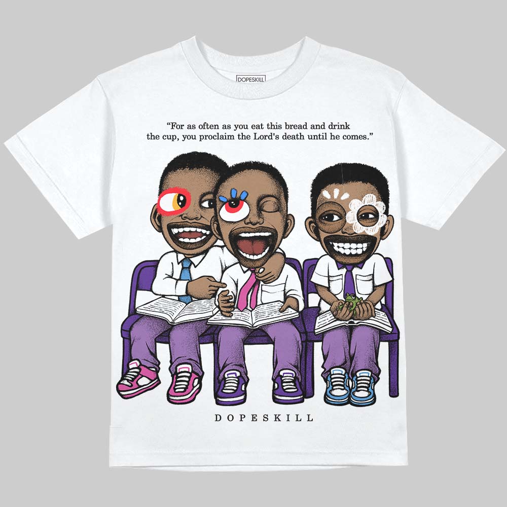 PURPLE Sneakers DopeSkill Oversize Print T-Shirt First Sunday Graphic Streetwear