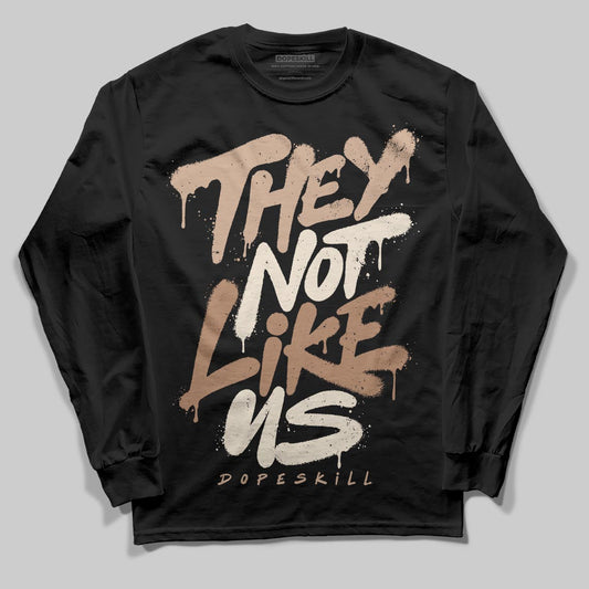 Jordan 4 Retro Cozy Girl DopeSkill Long Sleeve T-Shirt They Not Like Us Graphic Streetwear - black
