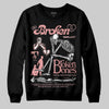 Jordan 40 “Dusty Rose” DopeSkill Sweatshirt Broken Bones Graphic Streetwear - black