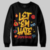 Yellow Sneakers DopeSkill Sweatshirt Let 'em Hate Graphic Streetwear - Black