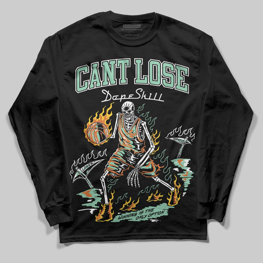 SB Dunk Low Rodeo Tourmaline DopeSkill Long Sleeve T-Shirt Cant Lose Graphic Streetwear - Black