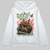 Olive Sneakers DopeSkill Hoodie Sweatshirt Ease My Mind Graphic Streetwear - White
