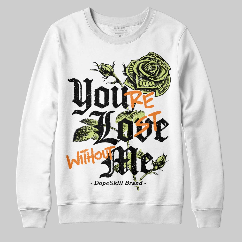 Jordan 11 “Inner Beast” DopeSkill Sweatshirt You’re Lost Without Me Graphic Streetwear - White