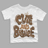 Jordan 3 Retro Palomino DopeSkill Toddler Kids T-shirt Cute and Boujee Graphic Streetwear - White