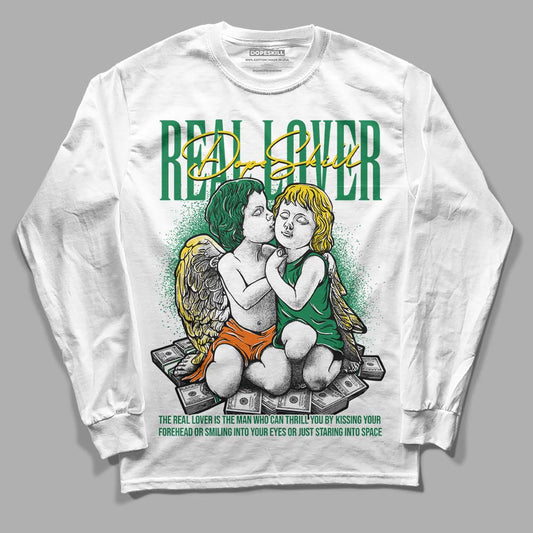 Green Sneakers DopeSkill Long Sleeve T-Shirt Real Lover Graphic Streetwear - White