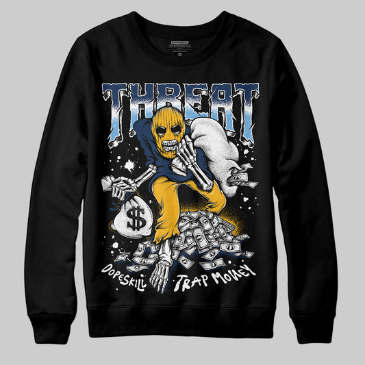 Jordan 4 Retro ‘Dunk From Above’ DopeSkill Sweatshirt Threat Graphic Streetwear - Black