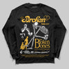 Jordan 5 'Tokyo' DopeSkill Long Sleeve T-Shirt Broken Bones Graphic Streetwear - Black