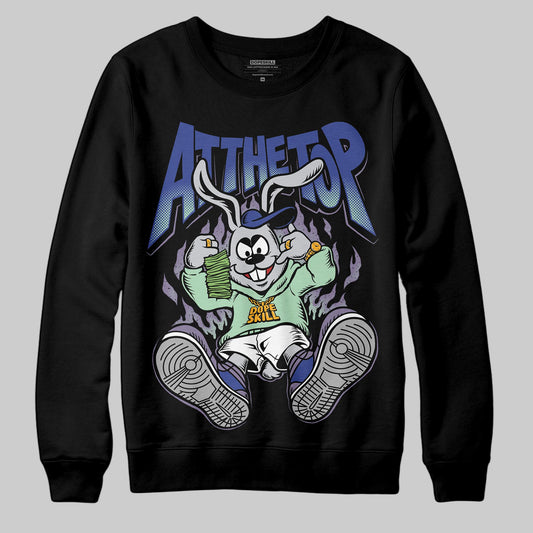 Jordan 1 Retro Low OG Zion Williamson Voodoo Alternate DopeSkill Sweatshirt At The Top Graphic Streetwear - Black