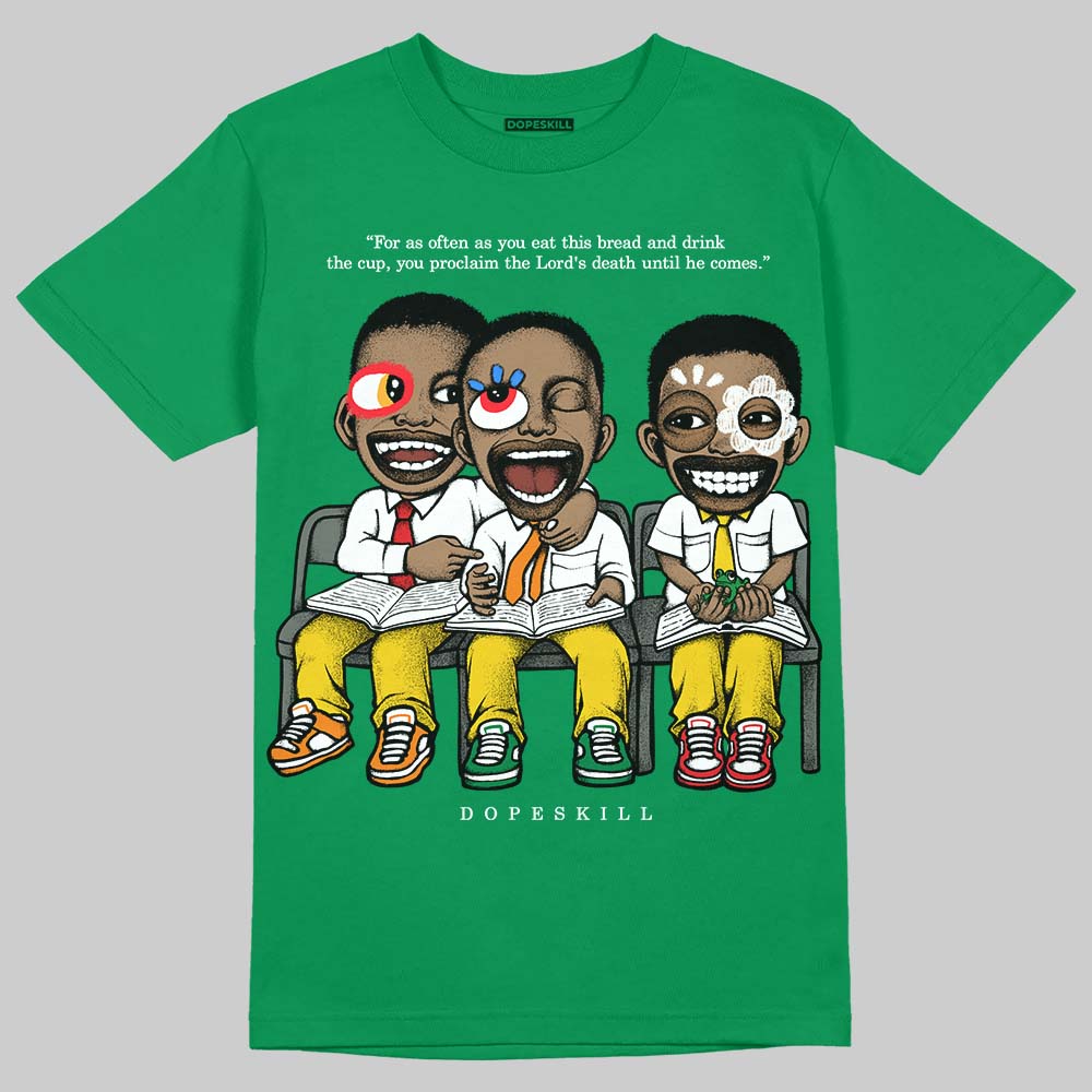 Jordan 5 “Lucky Green” DopeSkill T-Shirt First Sunday Graphic Streetwear - Irish Green