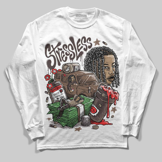 SoleFly x Air Jordan 12 Retro SP 'Cafecito/Baroque Brown' DopeSkill Long Sleeve T-Shirt Stressless Graphic Streetwear - White