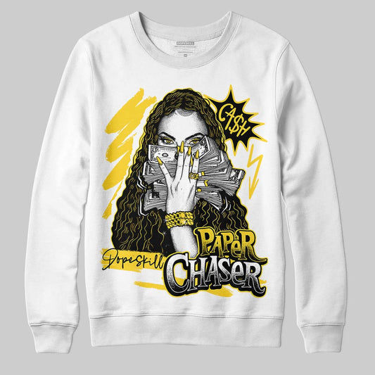 Jordan 4 Tour Yellow Thunder DopeSkill Sweatshirt NPC Graphic Streetwear - White
