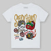 Jordan 4 Retro “Pizza” DopeSkill Toddler Kids T-shirt Study Hard Graphic Streetwear - White