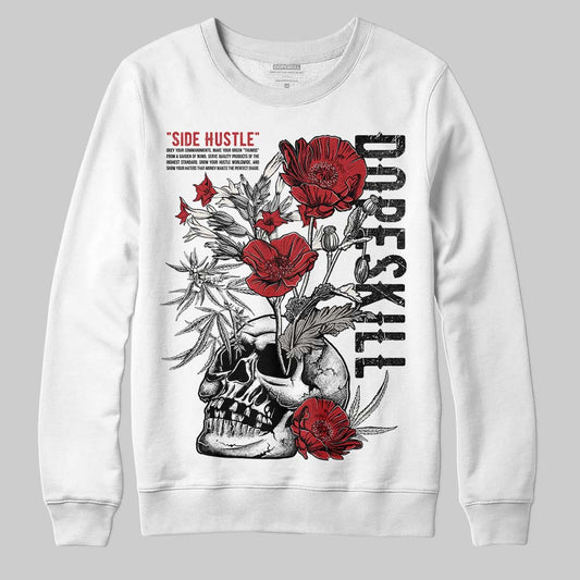 Nigel Sylvester x Jordan 1 Low OG “Nitro” DopeSkill Sweatshirt Side Hustle Graphic Streetwear - White