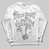 Grey Sneakers DopeSkill Long Sleeve T-Shirt Stack Paper Graphic Streetwear - White