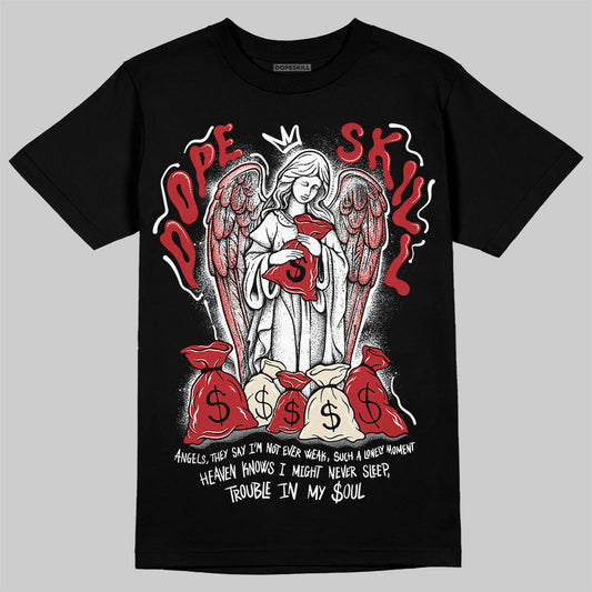 Jordan 1 Retro High OG Black Toe Reimagined DopeSkill T-Shirt Angels Graphic Streetwear - Black