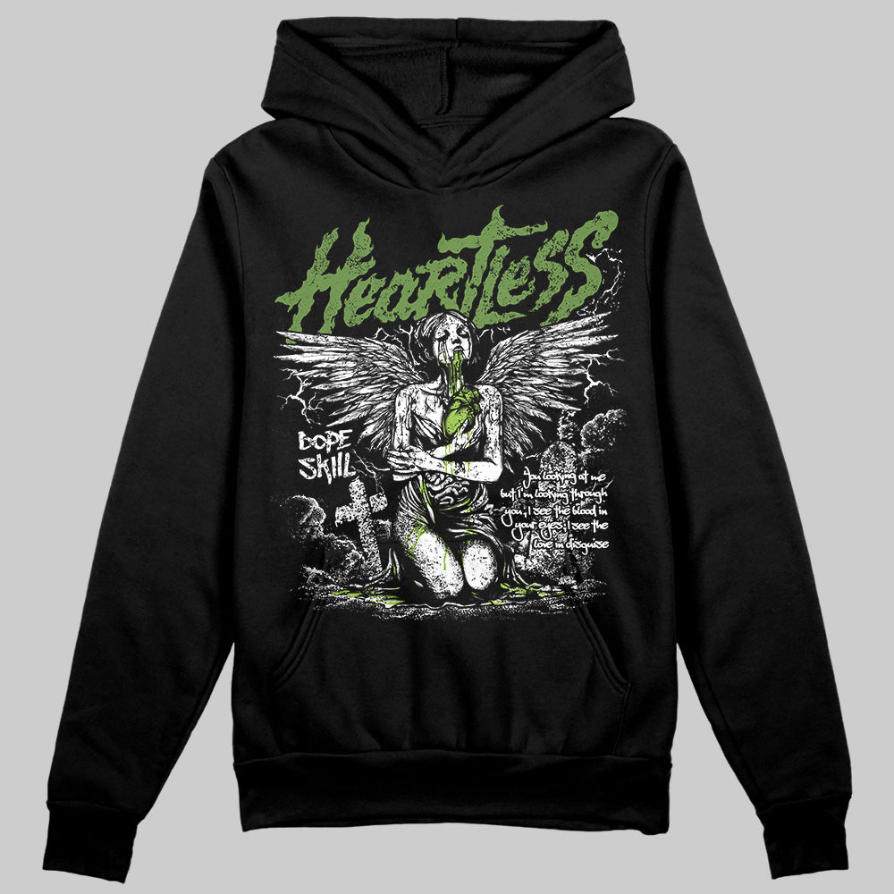 Dunk Low Chlorophyll DopeSkill Hoodie Sweatshirt Heartless Graphic Streetwear Black