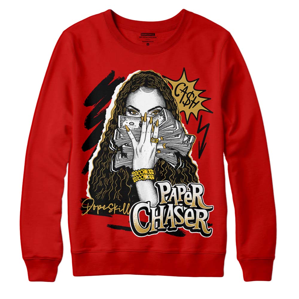 Red Sneakers DopeSkill Red Sweatshirt NPC Graphic Streetwear