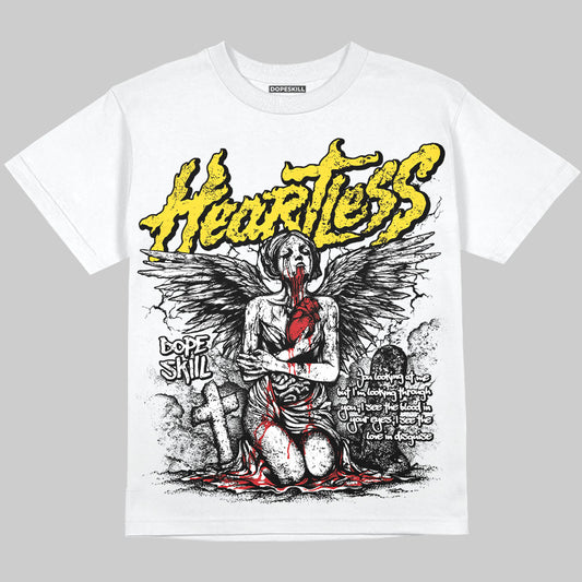 Jordan 4 Thunder DopeSkill Oversize Print T-Shirt Heartless Graphic Streetwear